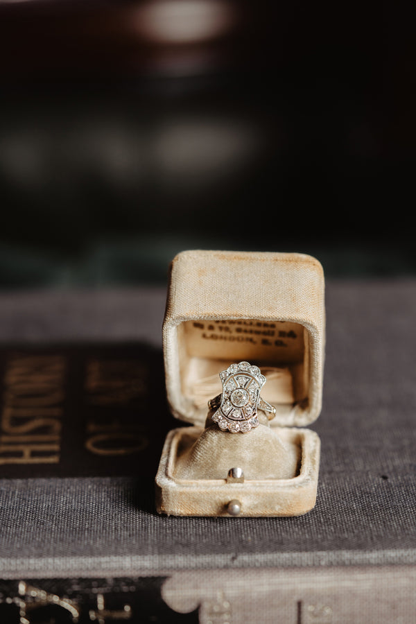 Antique Edwardian 0.93 Carat Diamond Engagement Ring