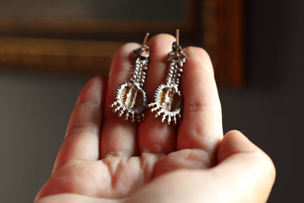 Long Tassel Antique Earrings