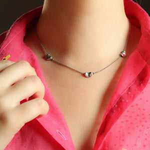 Tiffany and Co Three Bean Necklace by Elsa Peretti, Signed Jewelry