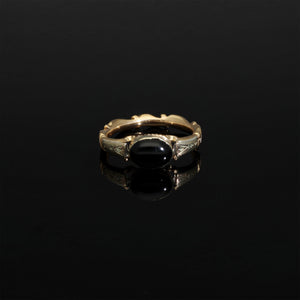 Antique Georgian 18th Century White Enamel Rococo Ring - Pretty Different Shop