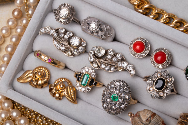 Wide White Gold Celestial Starburst Diamond Ring - Pretty Different Shop