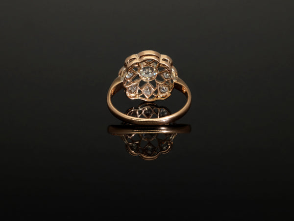 Vintage Edwardian 0.65ct Old Cut Diamond Estate Ring circa 1930s - Pretty Different Shop