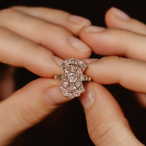Antique Edwardian 0.93 Carat Diamond Engagement Ring