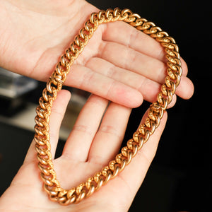 14k Antique Engraved Curb Chain Convertible Bracelets