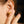 Gold Dome Earrings - Contemporary Solid 18K Gold Jewelry