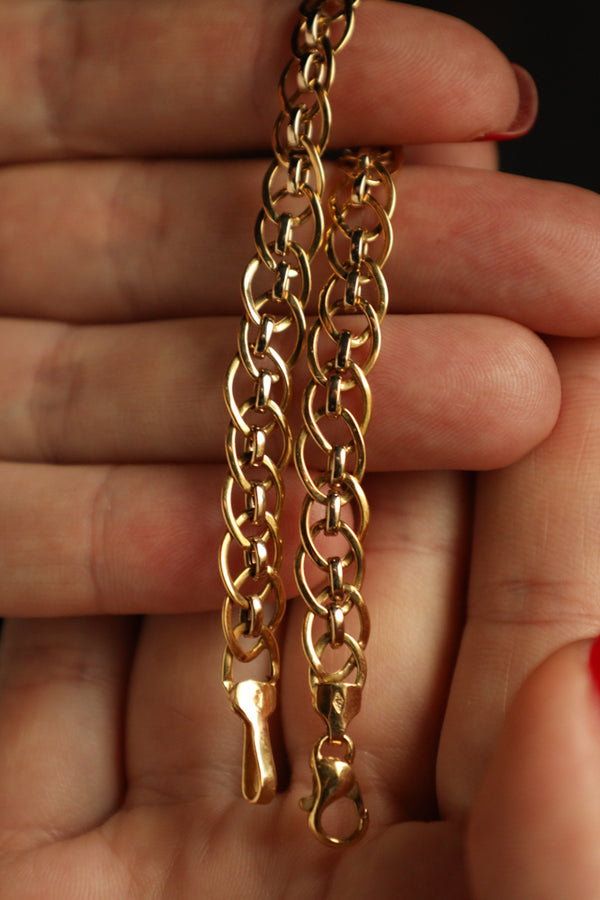 18k Two Tone Gold Mesh Bracelet