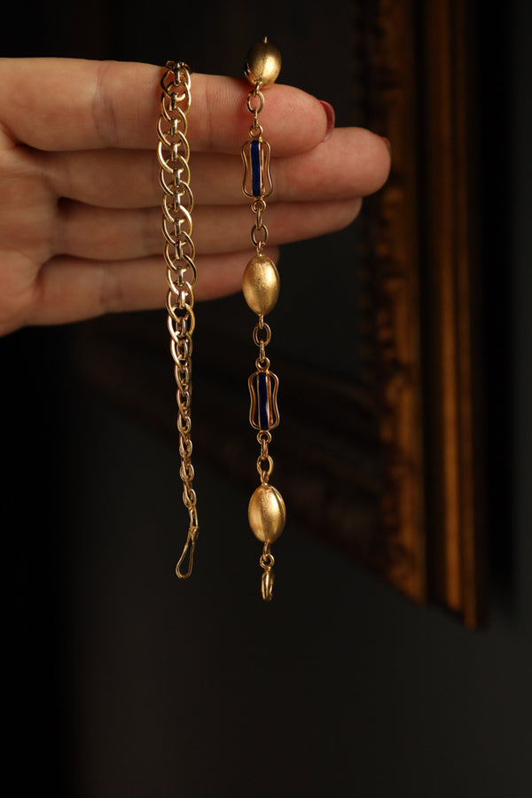 18k Two Tone Gold Mesh Bracelet