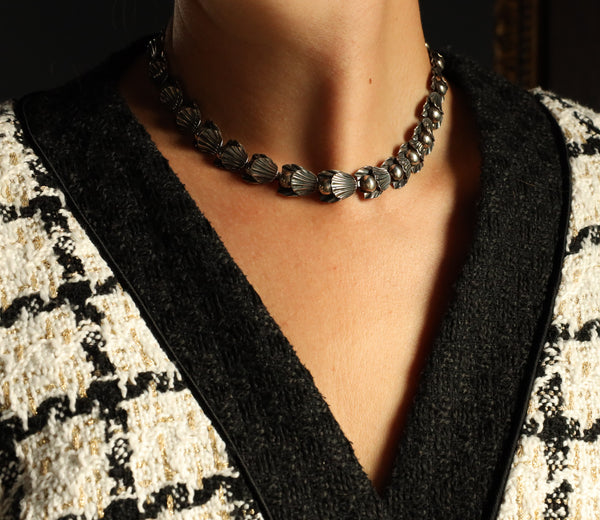 Vintage Danish Art Deco Necklace by Hermann Siersbøl