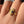 Maltese Cross Ring with Sapphire Cabochon