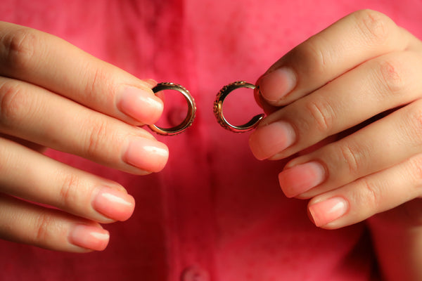CHUNKY Floral Hoop Earrings in Solid 9k Gold