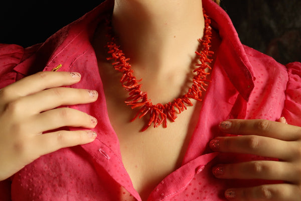 Coral Branch Necklace