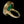 Vintage Green Chalcedony Ring: Solid 18k Gold Chrysoprase Jewelry