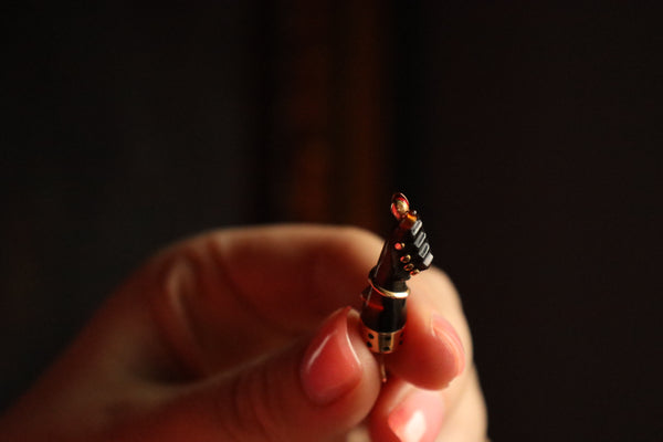 Antique Figa Charm Pendant in Solid 14k Gold