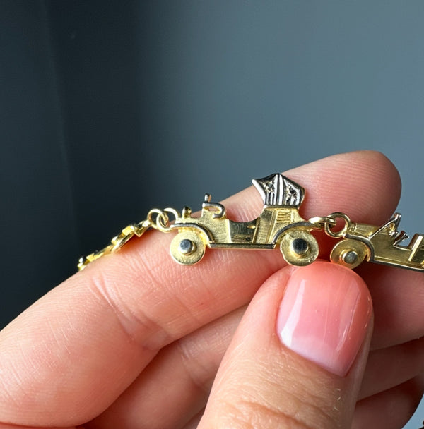 Vintage 14k Gold Oldtimers Bracelet
