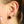 Vintage Garnet Stud Earrings: 14K Solid Gold