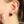 Vintage Garnet Stud Earrings: 14K Yellow Solid Gold