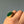 Vintage Green Chalcedony Ring: Solid 18k Gold Chrysoprase Jewelry