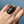 Retro Onyx and Diamond Panel Ring