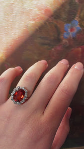 Vintage Gold Ring with Madeira Citrine: 18k Gold