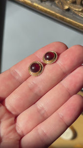 Vintage Garnet Earrings