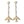 Artisan 10k Gold Flying Swallow Bird Pearl Drop Earrings - Pretty Different Shop