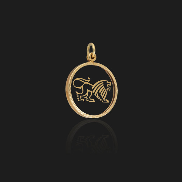 Unisex Zodiac Leo 18k Gold Pendant - Pretty Different Shop